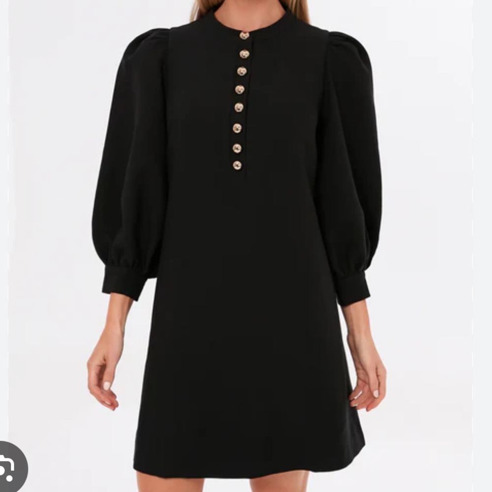 Pomander Place Black Mini Dress